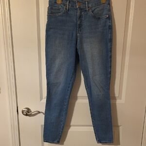 Express Light Blue Ankle Jeans